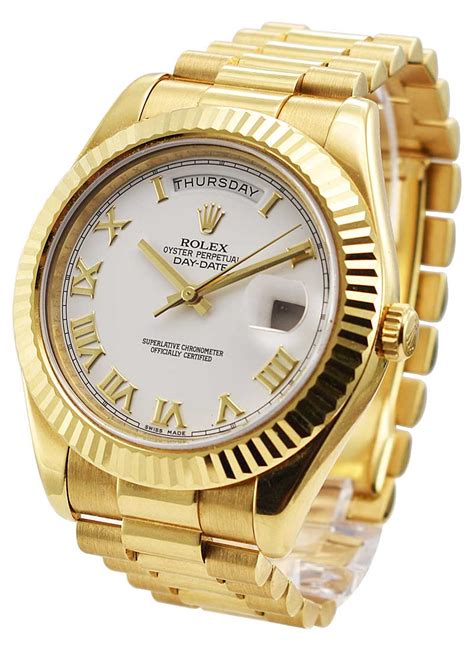 mens used rolex presidential watches|Rolex president 41mm for sale.